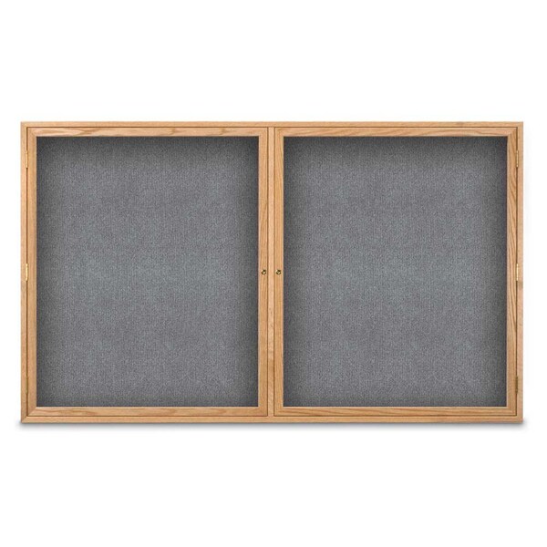 Sliding Door Indoor Enclosed Corkboard, 7
